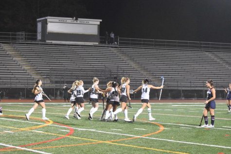 Norwalk congratulates Gemma Warde on her Corner Goal