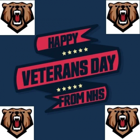 Social Media Impact Students Create Veterans Day Graphics
