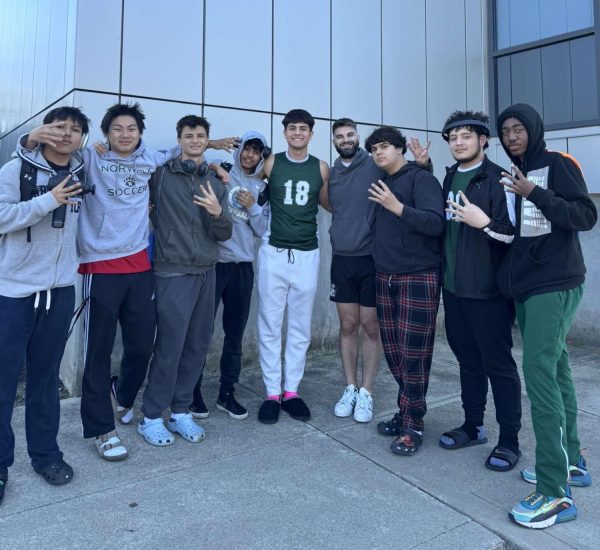 Members of the Boys Volleyball Team